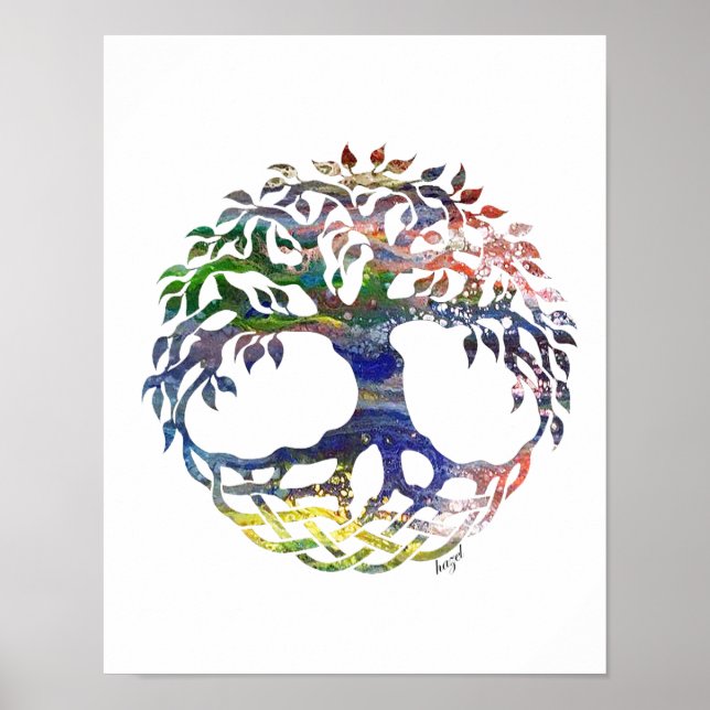 Poster Arbre de vie, Arbre de vie (Devant)
