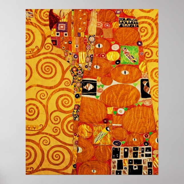 Poster Arbre de vie Gustav Klimt Nouveau (Devant)
