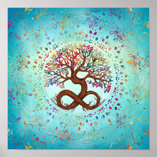 Poster Arbre de vie - Infinité