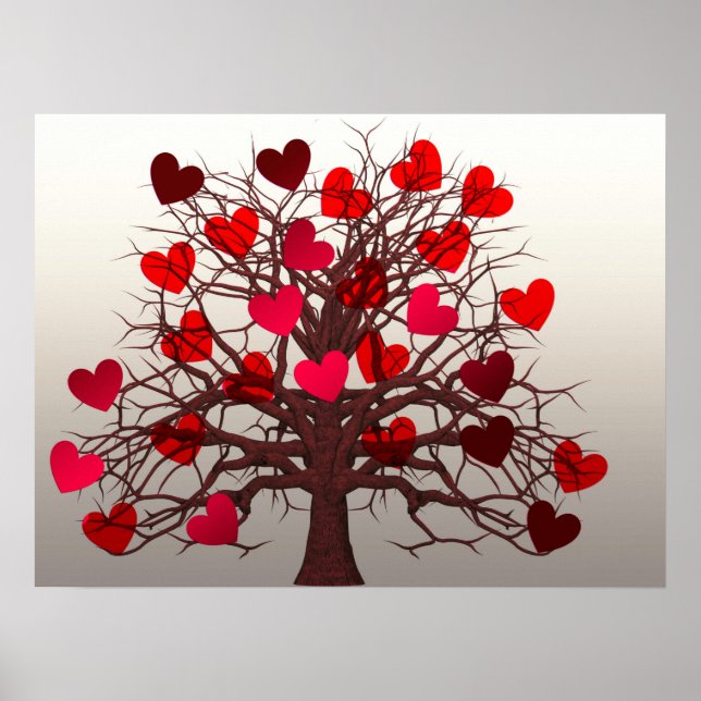 Poster Arbre Des Coeurs (Devant)