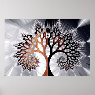 Poster Arbre d'hiver