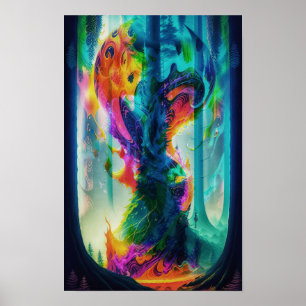 Poster Arbre dragon