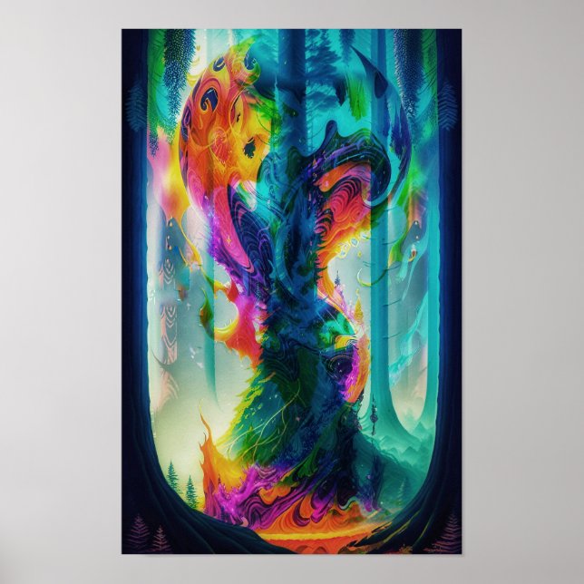 Poster Arbre dragon (Devant)