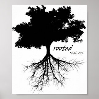 Poster (Arbre "enraciné" avec Col. 2:6)