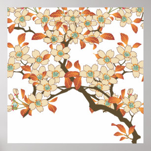 Poster Arbre japonais