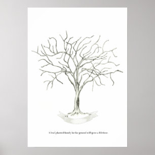 Poster Arbre mariage
