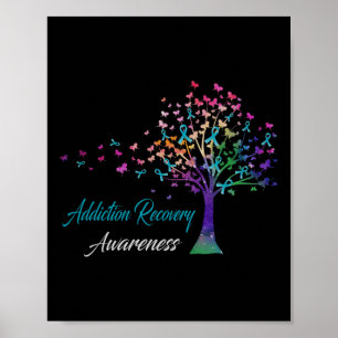 Poster Arbre Ruban Addiction Récupération Confort C