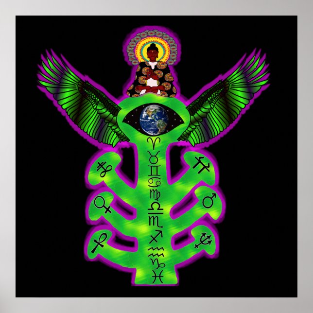 Poster Arbre sacré de la connaissance (Devant)