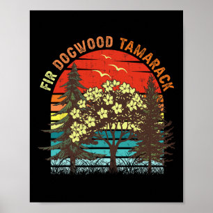 Poster Arbre subtil Anti Trump Fir Dogwood Tamarack 1