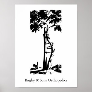 Poster Arbre tordu orthopédique