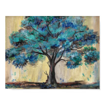 Arbre turquoise