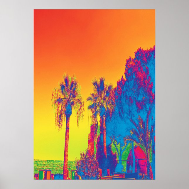 Poster Arbres à Chypre (Devant)