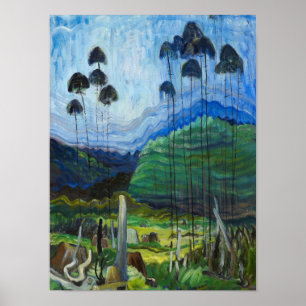 Poster Arbres dans le ciel, 1939 par Emily Carr
