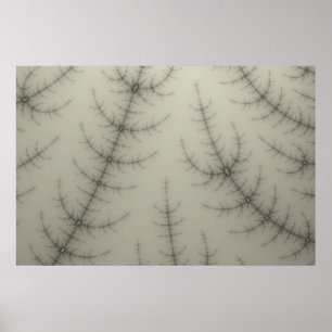 Poster Arbres d'hiver fragiles