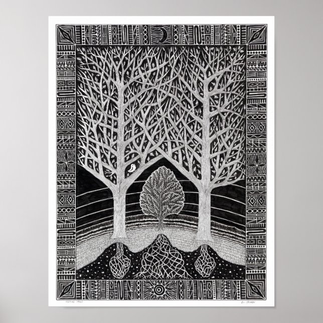 Poster Arbres ensemenceurs (Devant)