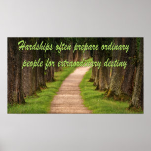 Poster Arbres et énonciations inspirées de citations de