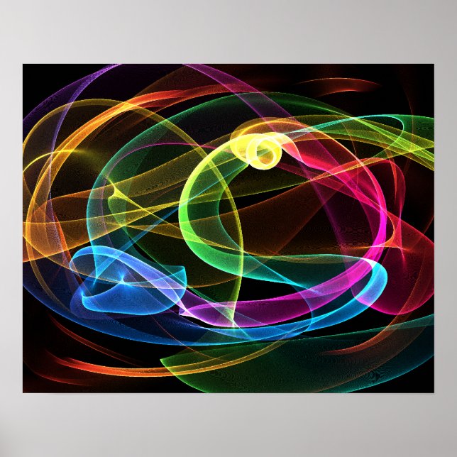 Poster Arc arc-en-ciel biologique (Devant)