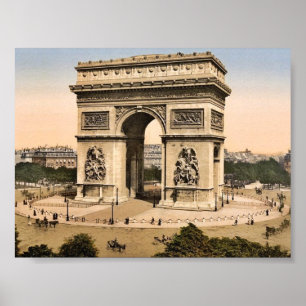 Poster Arc de Triomphe, de l'Etoile, Paris, France