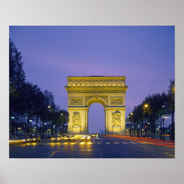 Poster Arc de Triomphe, Paris, France, (Devant)