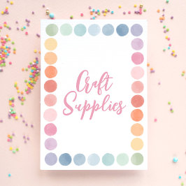 Poster Arc-en-ciel Art Anniversaire Articles d'artisanat