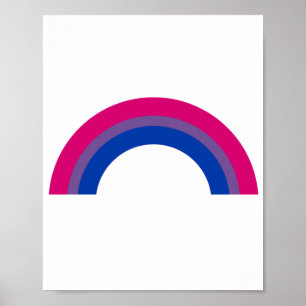 Poster Arc en ciel bisexuel