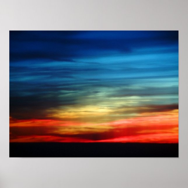 Poster Arc en ciel couché 8x12 (Devant)