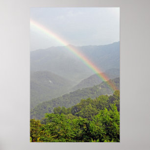 Poster Arc en ciel dans les Smokies