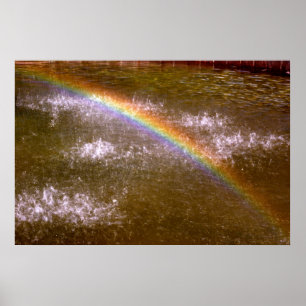 Poster Arc-en-ciel de la Fontaine