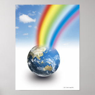 Poster Arc en ciel de la Terre