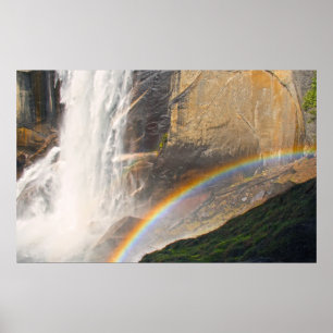 Poster Arc-en-ciel devant la cascade