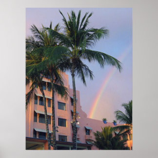 Poster Arc-en-ciel royal hawaïen