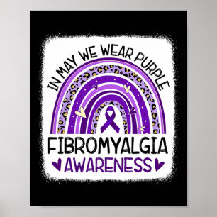 Poster Arc En Mai Nous Portons Violet Fibromyalgie Reconn