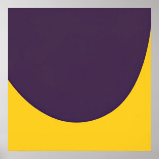 Poster Arc Minimaliste Coloré - Une Élégance Fleurissante