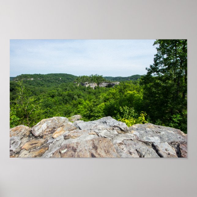 Poster Arc naturel zone Pittoresque, Kentucky (Devant)