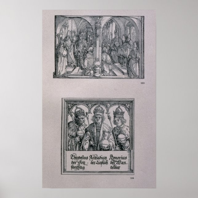 Poster Arc triomphal de l'empereur Maximilien Ier (Devant)