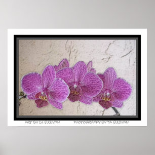 Poster Arcade au ciel pourpre par TDGallery