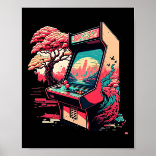 Poster Arcade de jeux vidéo