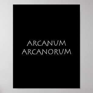 Poster Arcanum arcanorum