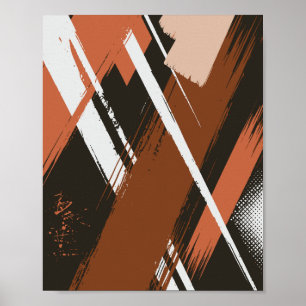 Poster Arceau Abstrait dynamique