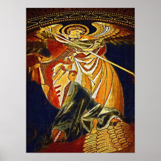 Poster Archange Michael Gothic, Église Kaiser Wilhelm