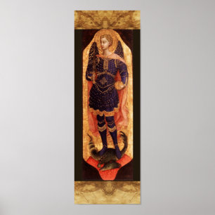 Poster ARCHANGEL DE St MICHAEL AVEC DIABLE