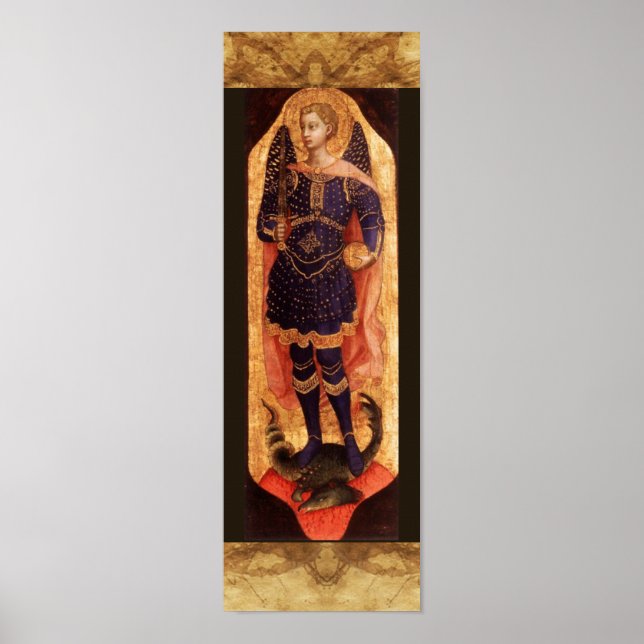 Poster ARCHANGEL DE St MICHAEL AVEC DIABLE (Devant)