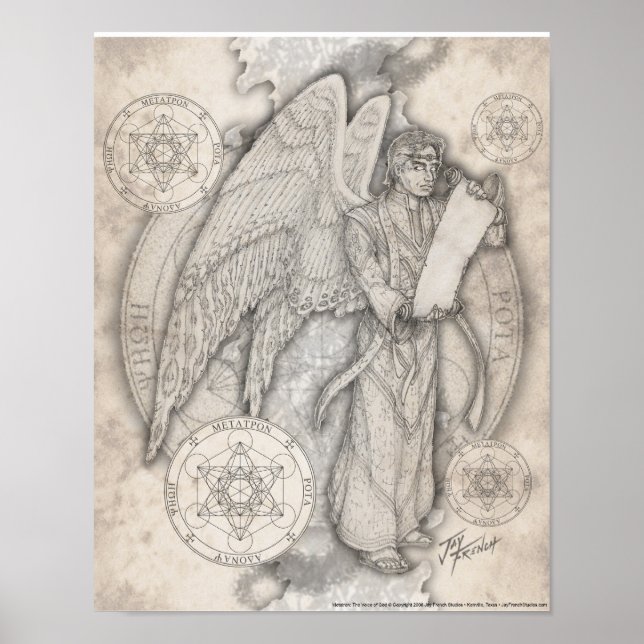 Poster Archangel Metatron (Devant)