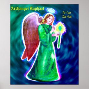Poster Archangel Raphael (16" x 12")