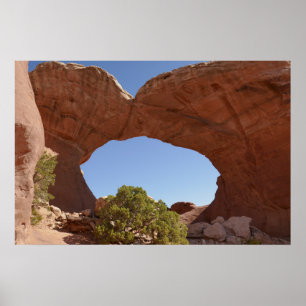 Poster Arche brisée du parc national Arches