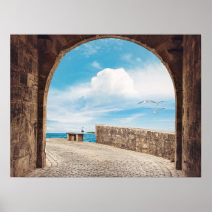 Poster Arche en pierre