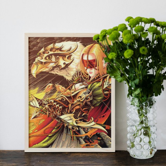 Poster Archer Céleste Et Aigle (Créateur téléchargé)