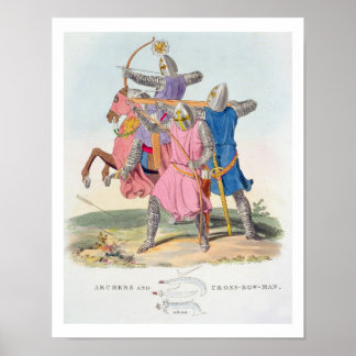 Poster Archers et croix, 1312, de 'Ancient Ar