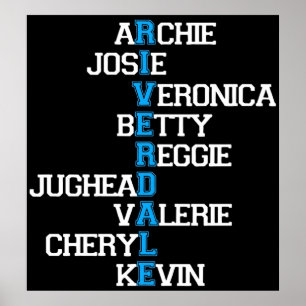 Poster Archie josie betty jughead veronica cheryl r