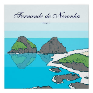 Poster Archipel de Fernando de Noronha